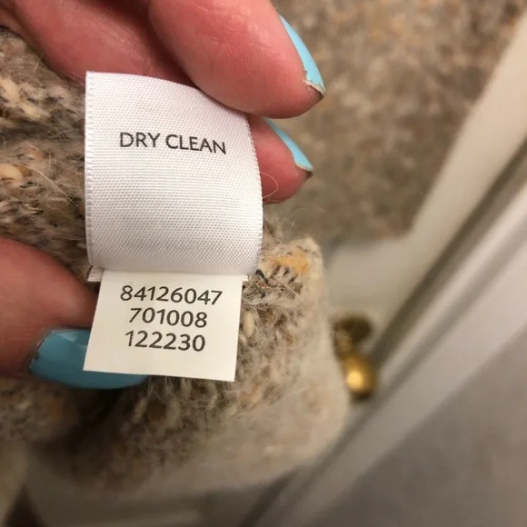 J Jill Alpaca Mohair Blend Knit Duster Cardigan Multicolor Size Medium - Picture 14 of 14